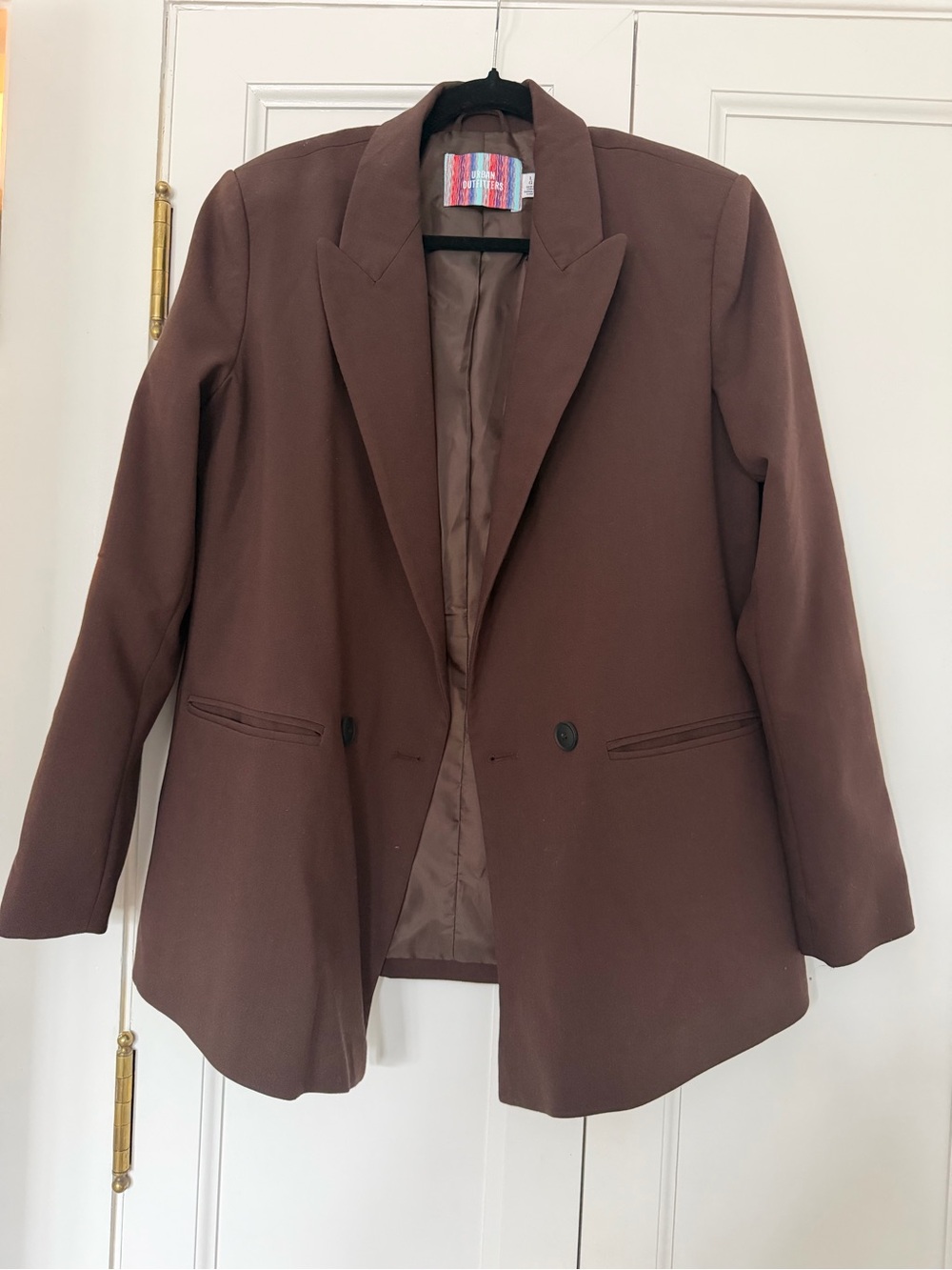 Urban Outfitters chocolate brown oversized blazer